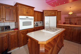 The kitchen - click to enlarge
